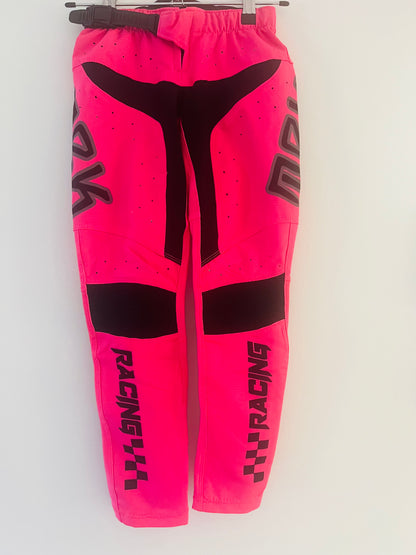 TBK Pink Sprocket Race Pants - Perfect Fit for Young Riders